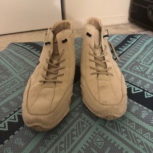 NEW LDECK Mens Sports Casual suede High Top Desert Sand BOHO Shoes SZ 10.5 Eu45